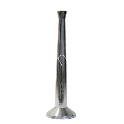 Candle holder pillar ALU RAW/NI 16x16x51