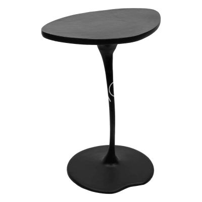 Side table ALU RAW/BLACK 50x33x63