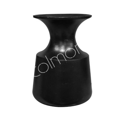 Vase ALU RAW/MATT BLACK 16x16x21
