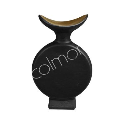 Vase ALU RAW NEW BRONZE/MATT BLACK 20x15x30