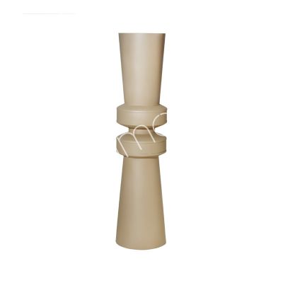 Vase IR/TAUPE 30x30x121
