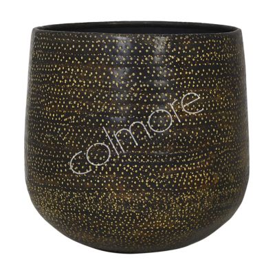 Vase ALU/BROWN 42x42x40
