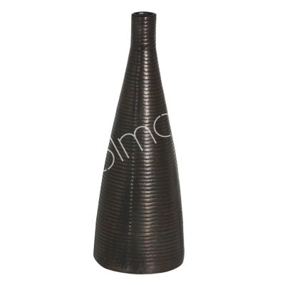 Vase ALU RAW/ANT.COPPER BRONZE 17x17x60