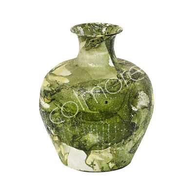 Vase green mosaic IR 33x33x41