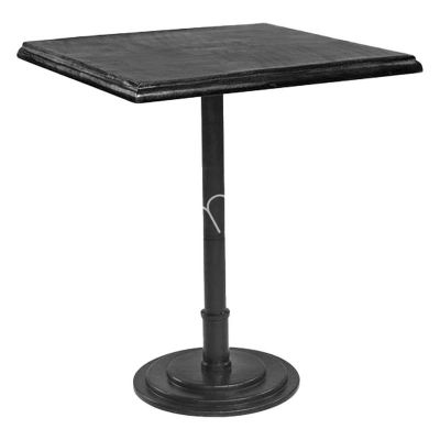 Bistro table black ALU/ZINC 70x70x76