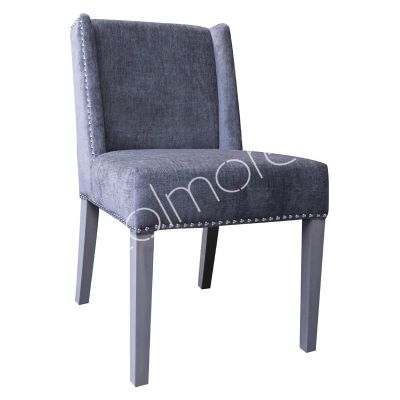 SALE Dining chair Jayden dark grey w/ring 51x64x85