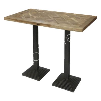 Bistro table teak wood IR 140x80x75
