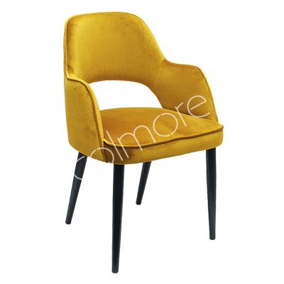 Dining chair Lois gold 56x49x85
