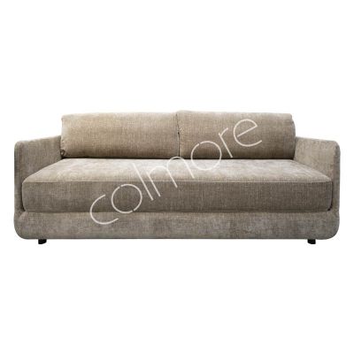 Sofa bed Malmo 3er Brown 214x88x84