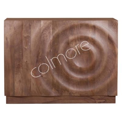 Bar counter Drop dark brown mango wood 138x43x103