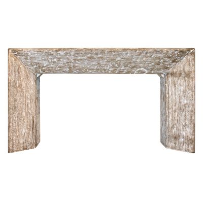 Console table reclaimed woodwhite wash 152x36x86