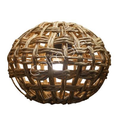 Ceiling lamp seagrass natural 40x40x30