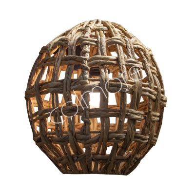 Ceiling lamp seagrass natural 33x33x35