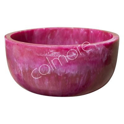 Salad bowl beetroot resin 29x29x14