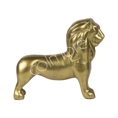 Decorative lion ALU RAW/NEW BRONZE 18x7x15