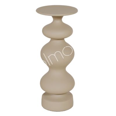 Candle holder RAW/TAUPE 12x12x31