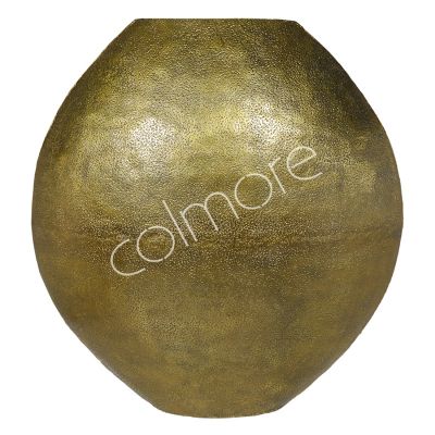 Vase ALU RAW/ANT.GOLD 123x39x123