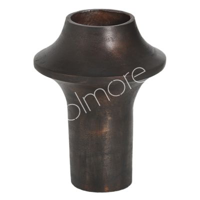 Vase ALU RAW/ANT.COPPER BROWN 29x29x41