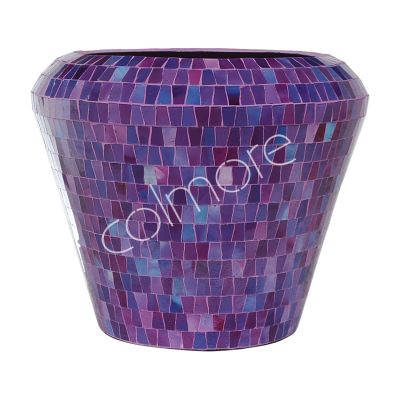 Vase purple mosaic IR 31x31x28