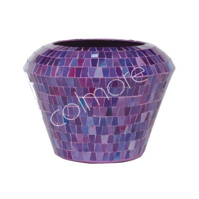 Vase purple mosaic IR 28x28x21