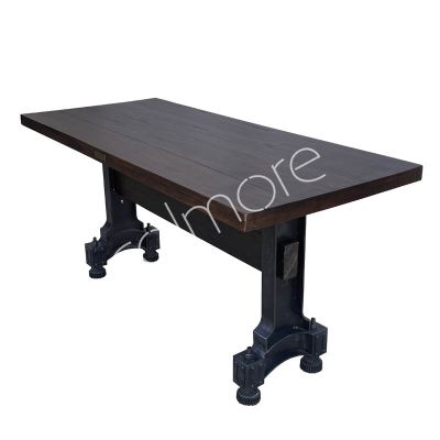 Dining table Lefkas recl. wood IR 120x70x76