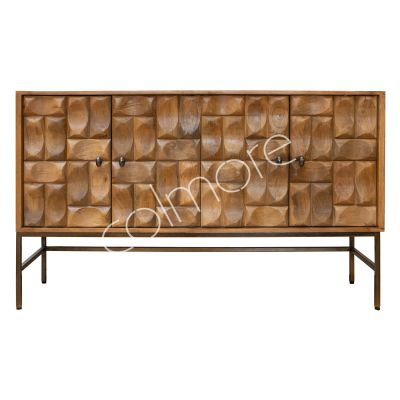 Sideboard brown mango wood 147x42x87