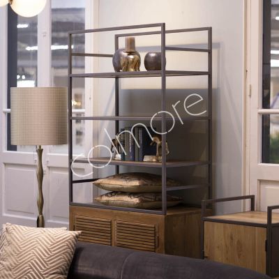 Cabinet w/shelves brown teak IR 90x47x210
