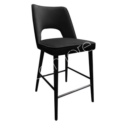 Bar chair Lio black 48x47x103