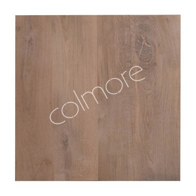 Table top oak bistro natural untreated 70x70x4