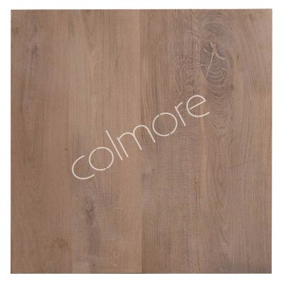 Table top oak bistro natural untreated 80x80x4