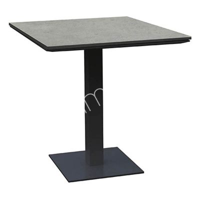 Bistro table HPL top / aluminium 70x70x74