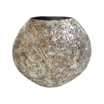 Vase platinum mosaic IR 38x14x36