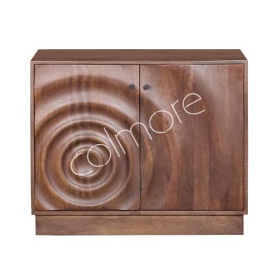 Cabinet Drop dark brown mango wood 100x40x83