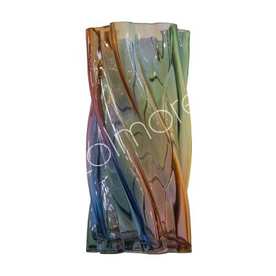Vase lollipop glass 12x12x25.5