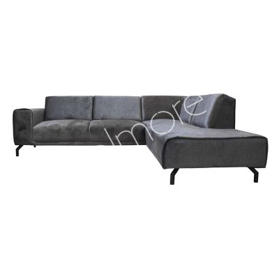 Sofa Oban lounge R grey 275x225x75