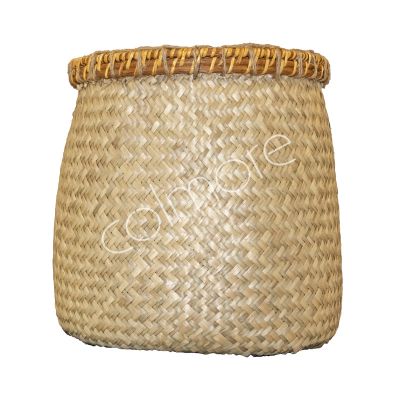 Basket natural seagrass 25x25x25