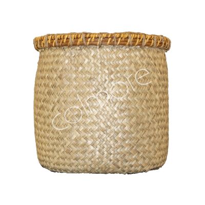 Basket natural seagrass 20x20x22