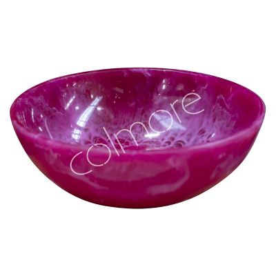 Serving bowl beetroot resin 20x20x7